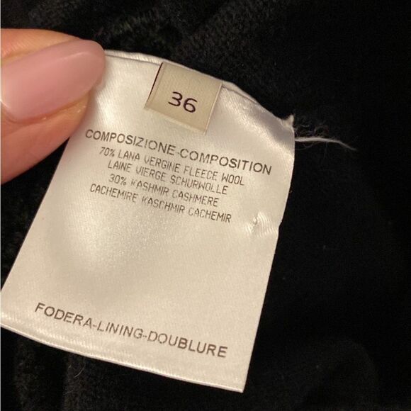 Stella McCartney Elegant Black Lace Detail sweater Dress, S - Picture 9 of 9